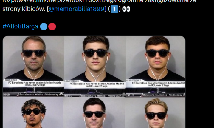 REAKCJA piłkarzy Barcelony na nowy trend wśród ich kibiców :D